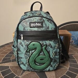 NWOT Loungefly Harry Potter Slytherin Mini Backpack